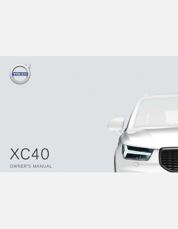 2018 volvo xc40 owners manual lhd&rhd